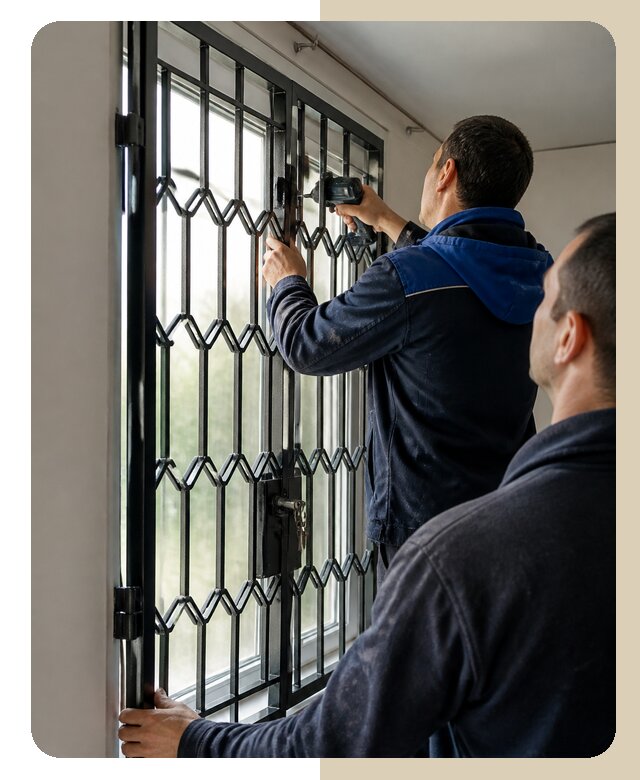 Установка распашных решеток в Курганинске цена от 6761 р. | ДвериЛегко-Кгн